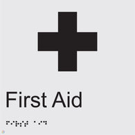 First Aid - Braille and Tactile Sign