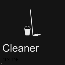 Load image into Gallery viewer, Cleaner - Braille and Tactile Sign