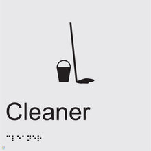Load image into Gallery viewer, Cleaner - Braille and Tactile Sign