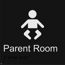 Load image into Gallery viewer, Baby Change Parent Room - Braille and Tactile Sign