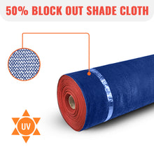 Load image into Gallery viewer, Blue Shade Cloth 50% -Block Out