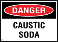 Danger Caustic Soda