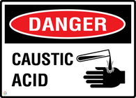 Danger Caustic Acid