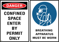 Danger Confined Space Enter By Permit Only