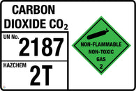 Carbon Dioxide CO2 Signage
