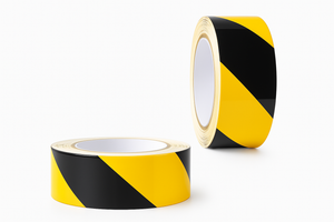Class 2 - Yellow/Black Hazard Retro Reflective Chevron Marking Tape