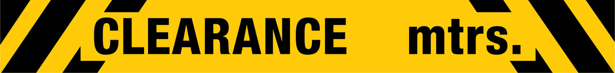 Clearance Sign | Overhead Clearance Safety Signage | K2K Signs Australia