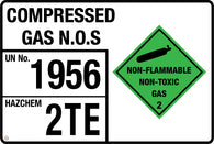 Compressed Gas N.O.S Signage