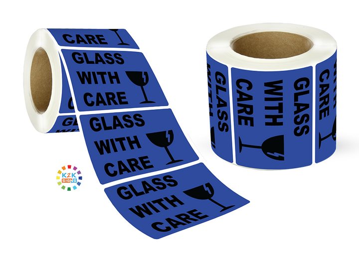 Glass with care - Label Roll