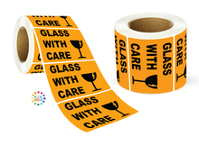 Load image into Gallery viewer, Glass with care - Label Roll