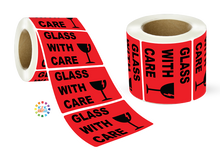 Load image into Gallery viewer, Glass with care - Label Roll