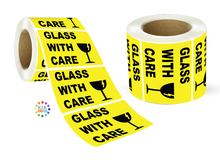 Load image into Gallery viewer, Glass with care - Label Roll