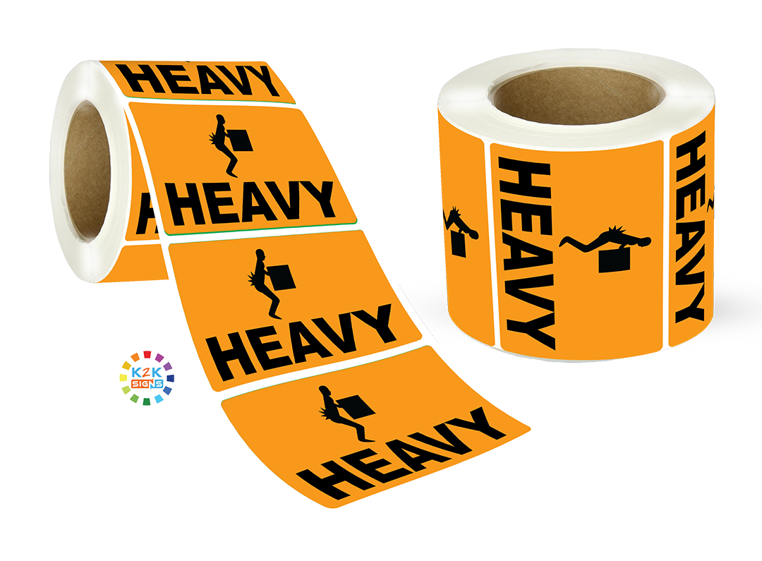 Heavy Labe Heavy - Label Roll | K2K Signs Australia