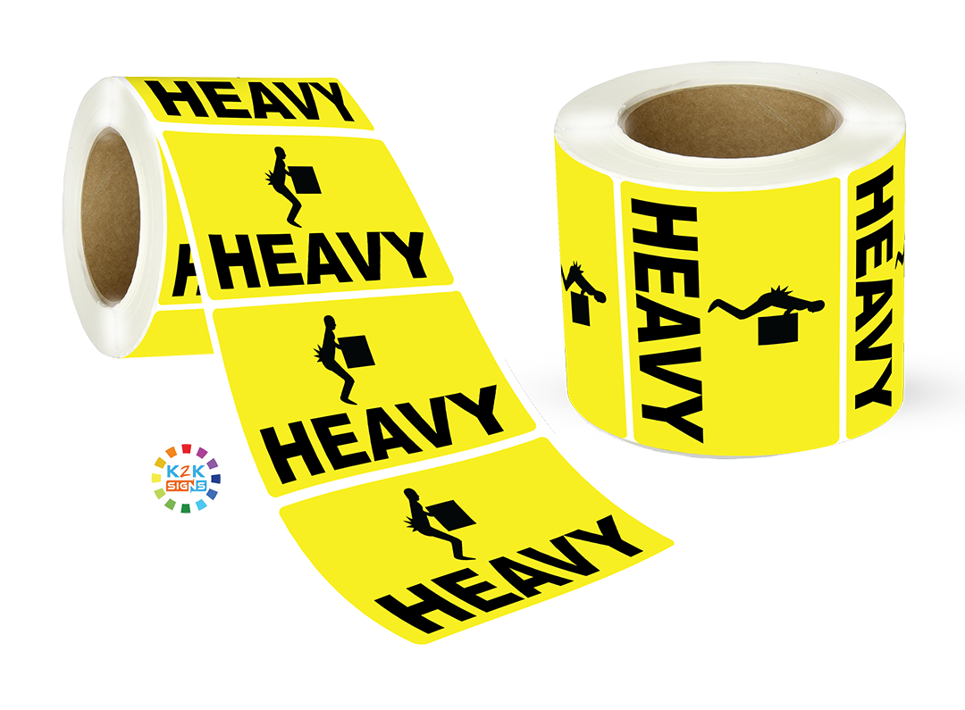 Heavy - Label Roll | K2K Signs Australia
