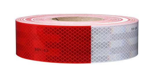 DOT-C2 Red / White Reflective Conspicuity Tape | Vehicle Safety Tape ...