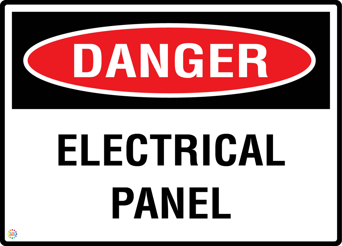 Danger - Electrical Panel Sign | Electrical Hazard Safety Sign | K2K ...