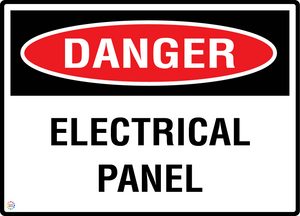 Danger - Electrical Panel Sign