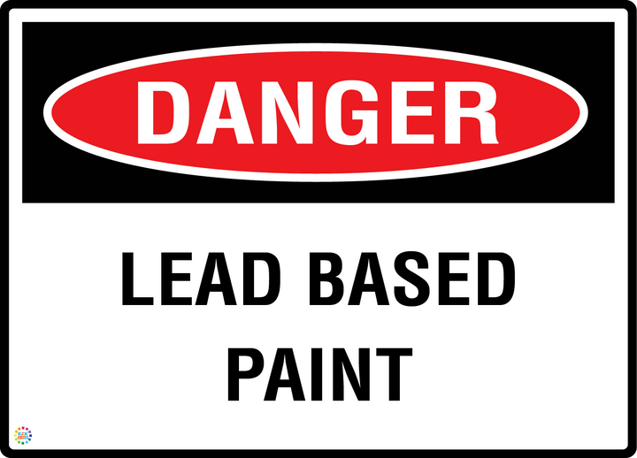 Danger - Lead Based Paint Sign