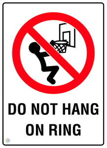 Do Not Hang On Ring Sign