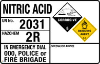 Nitric Acid (Transport Panel/Sign)