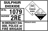 Sulphur Dioxide (Transport Panel/Sign)