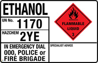 Ethanol (Transport Panel/Sign)