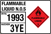 Flammable Liquid N.O.S (Storage Panel/Sign)