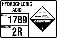 Hydrochloric Acid (Storage Panel/Sign)