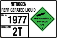 Nitrogen Refrigerated Liquid (Storage Panel/Sign)