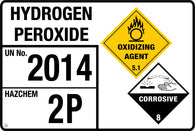 Hydrogen Peroxide (Storage Panel/Sign)