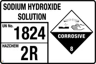 Sodium Hydroxide Solution (Storage Panel/Sign)