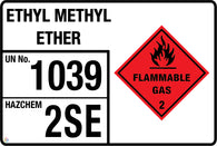 Ethyl Methyl Ether (Storage Panel/Sign)
