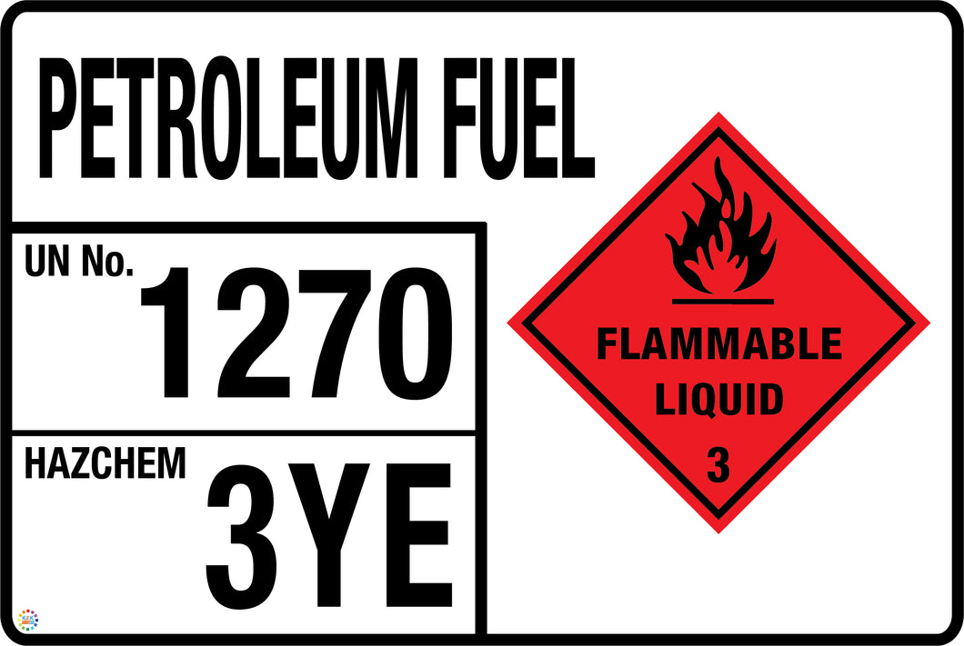 Petroleum Fuel (Storage Panel/Sign)