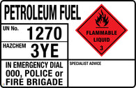 Petroleum Fuel (Transport Panel/Sign)