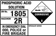 Phosphoric Acid Solution (Transport Panel/Sign)
