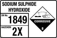 Sodium Sulphide Hydroxide (Storage Panel/Sign)