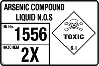 Arsenic Compound Liquid N.O.S (Storage Panel/Sign)