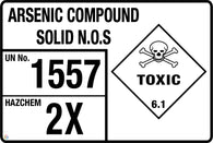 Arsenic Compound Solid N.O.S (Storage Panel/Sign)