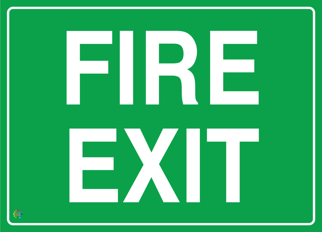 Fire Exit Sign