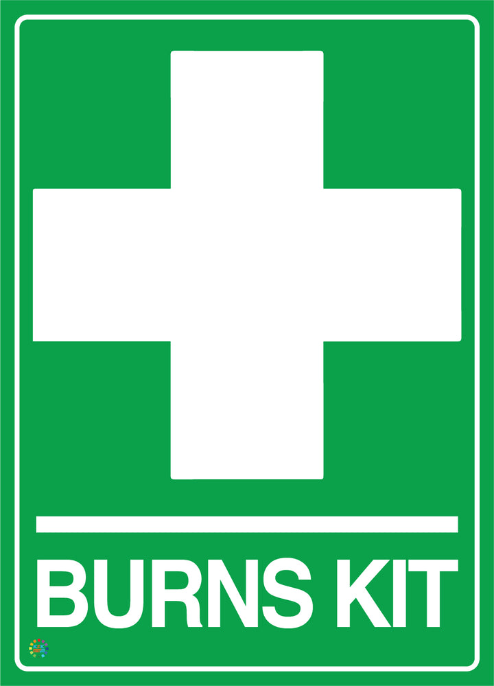 Burns Kit Sign