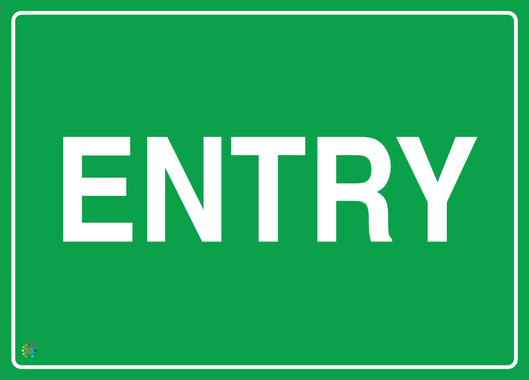 Entry Sign