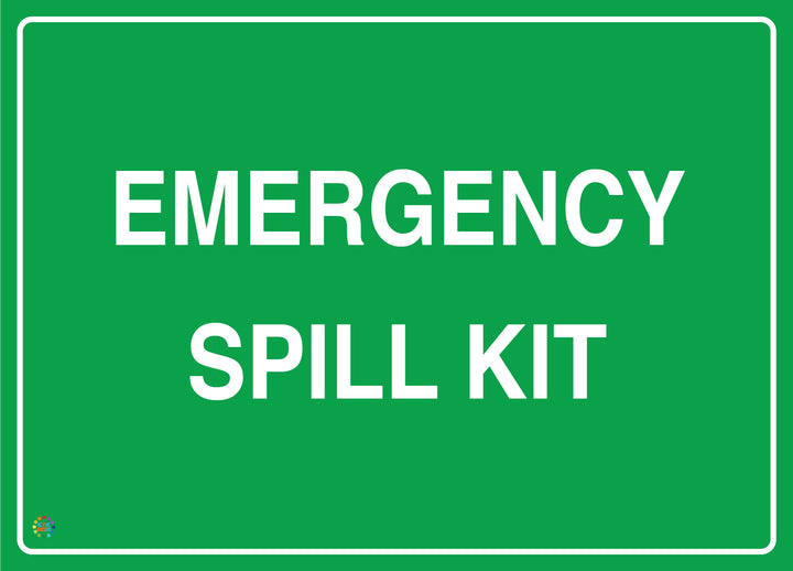 Emergency Spill Kit Sign
