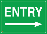 Entry (Right) Sign