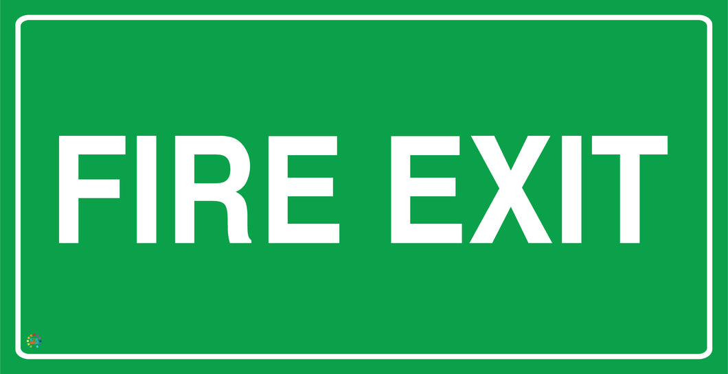 Fire Exit Sign