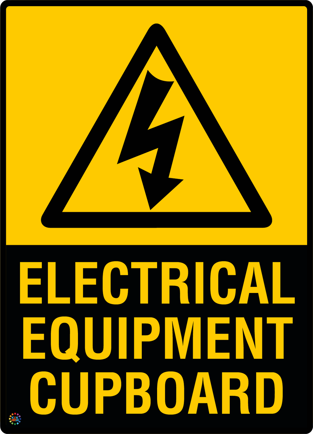 Electrical Equipment Cupboard Sign