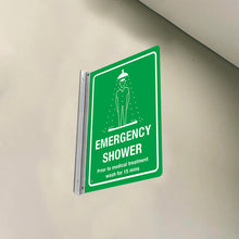 Load image into Gallery viewer, Emergency Shower Sign