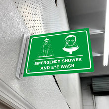 Load image into Gallery viewer, Emergency Shower and Eye Wash Sign