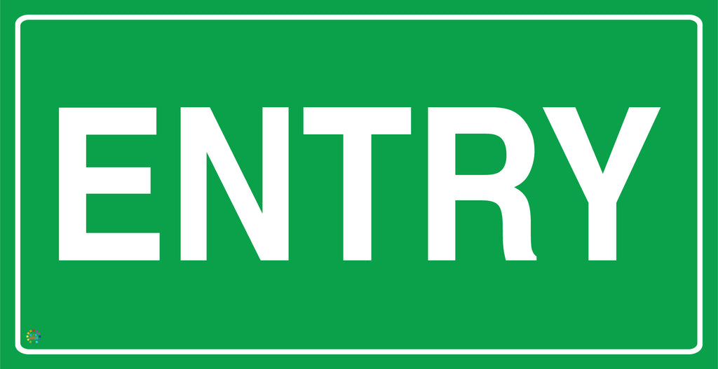 Entry Sign | AS 1319 Compliant Directional Sign | K2K Signs Australia