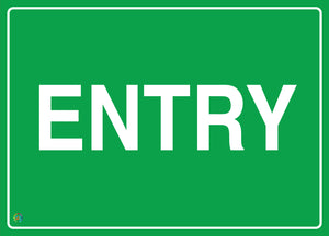 Entry Sign