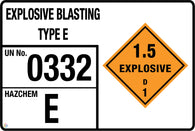Explosive Blasting Type E 